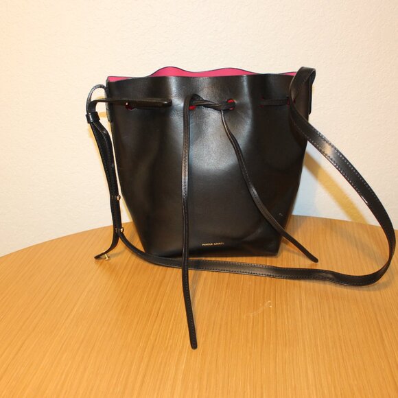 Mansur Gavriel Leather Bucket Bag - Picture 2 of 5